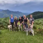 camp nordic bigourdan dans les Pyrénées avec les chiens de traîneau