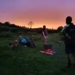 camp nordic bigourdan avec les chiens de traîneau dans les Pyrénées